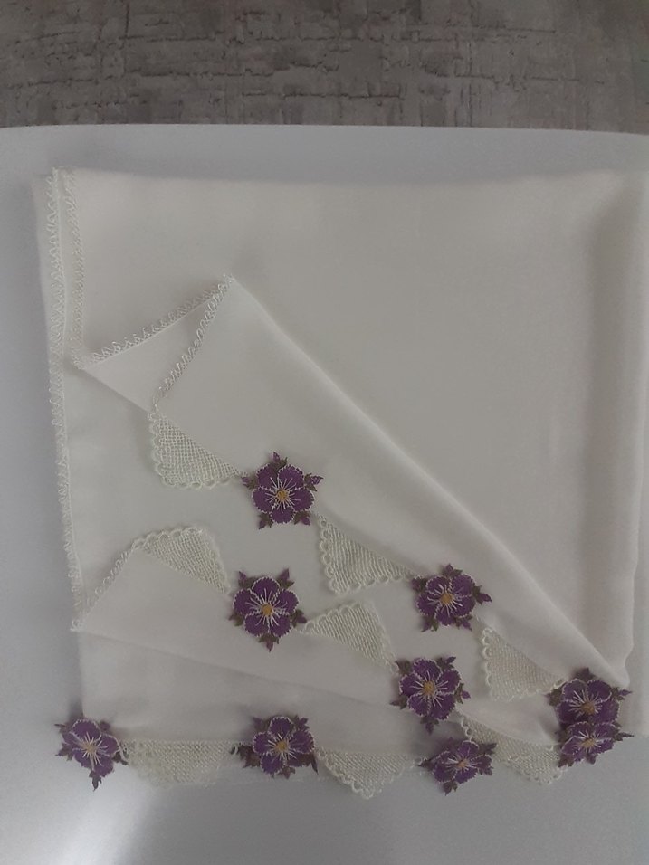 iğne oyası mevlüt örtüsü - Görsel 2