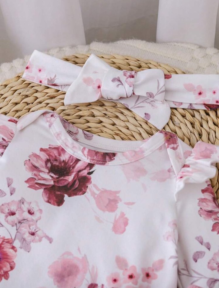 Pembe Bebek Kız Tulum Takımı - Görsel 3