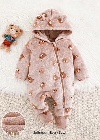 Peluş Detaylı Bebek Tulum - Görsel 5