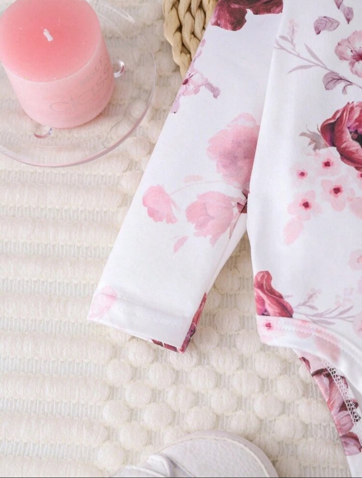 Pembe Bebek Kız Tulum Seti - Görsel 4