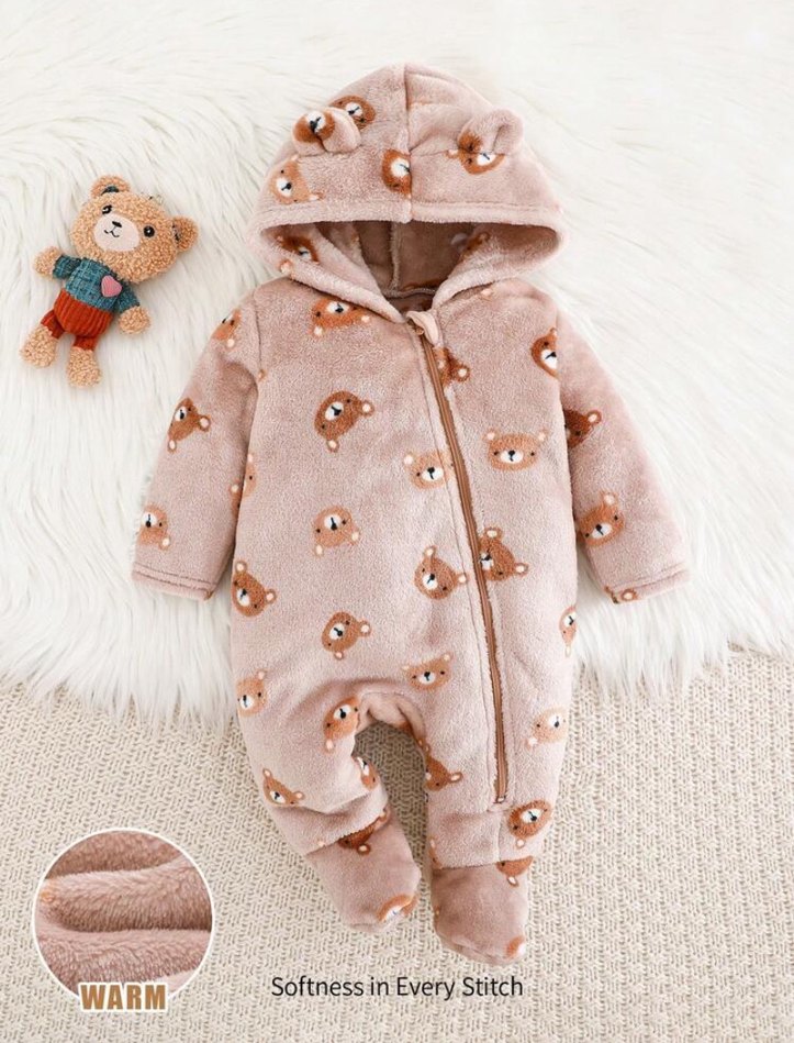 Polar ayıcık bebek tulumu - Görsel 5