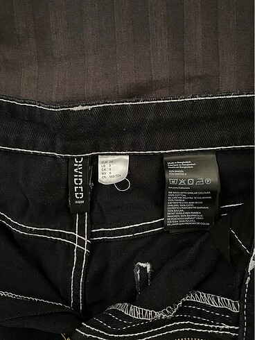 38 Beden siyah Renk Kargo Cepli Pantalon