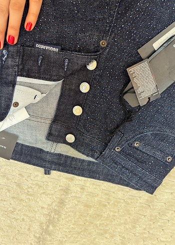 Orijinal Dsquared2 Slim Jean Made in Italy - Görsel 10