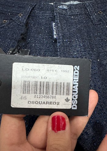 Orijinal Dsquared2 Slim Jean Made in Italy - Görsel 12