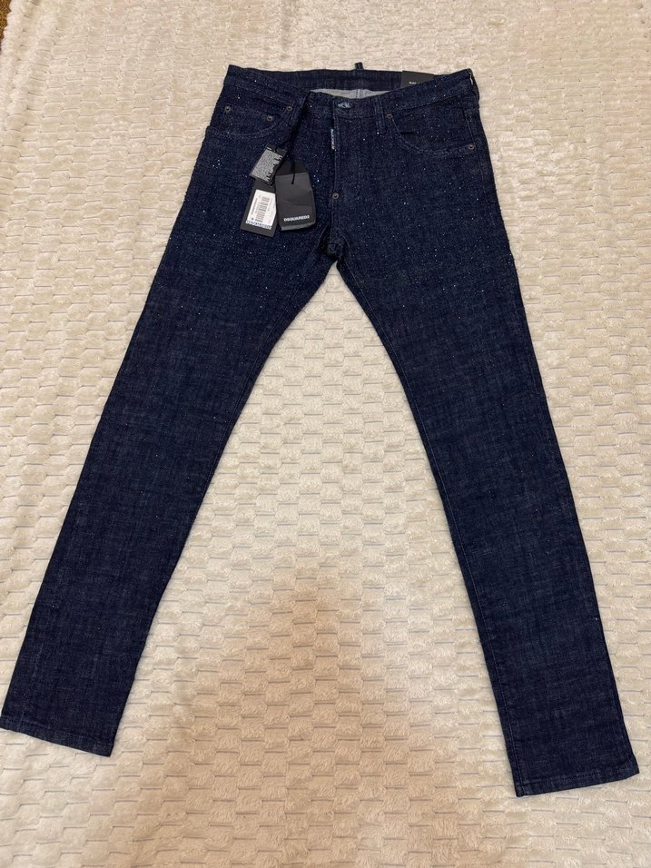 Orijinal Dsquared2 Slim Jean  Made in Italy - Görsel 2