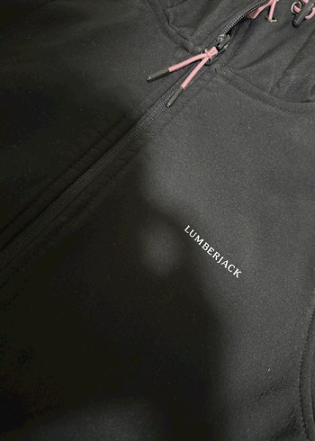 Siyah Kapüşonlu Fermuarlı Kadın Ceket LUMBERJACK - Görsel 4