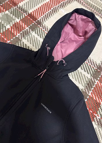 Siyah Kapüşonlu Fermuarlı Kadın Ceket LUMBERJACK - Görsel 2