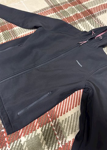 Siyah Kapüşonlu Fermuarlı Kadın Ceket LUMBERJACK - Görsel 5