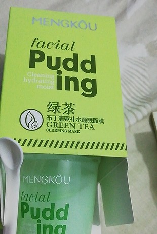 s Beden mengkou facial pudding Green tea sleeping mask