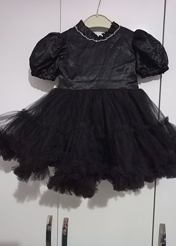 Siyah Gotik Kız Çocuk abiye