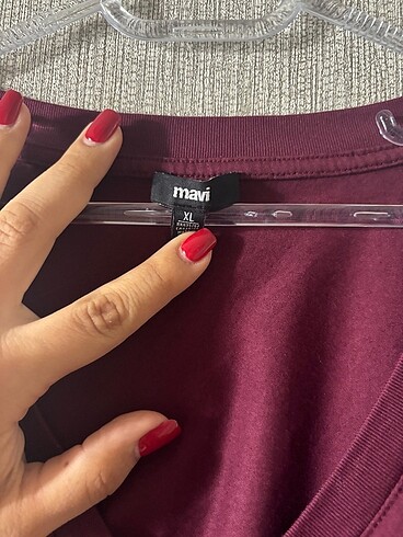 xl Beden çeşitli Renk Mavi Kadın Tişört