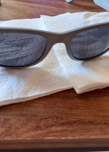 Minimalist Mavi Gri Kadın Güneş Gözlüğü - Görsel 5