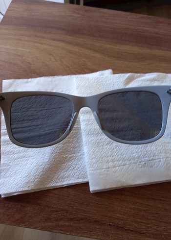 Minimalist Mavi Gri Kadın Güneş Gözlüğü - Görsel 6