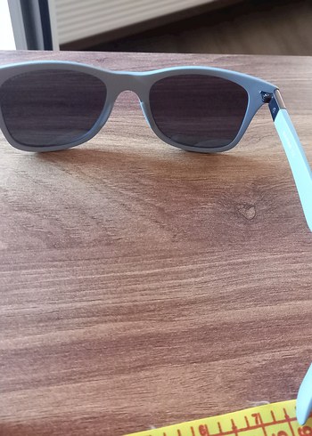 Minimalist Mavi Gri Kadın Güneş Gözlüğü - Görsel 9