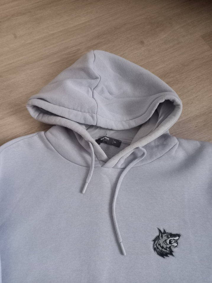 bebe mavisi Kapüşonlu erkek Sweatshirt - Görsel 3