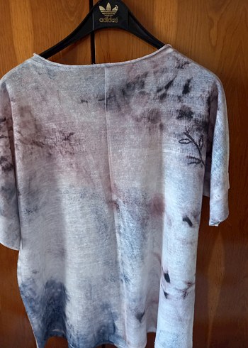 Dantel Detaylı Bohem Gri Kadın Bluz - Görsel 4