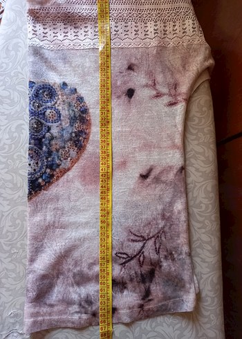 Dantel Detaylı Bohem Gri Kadın Bluz - Görsel 5