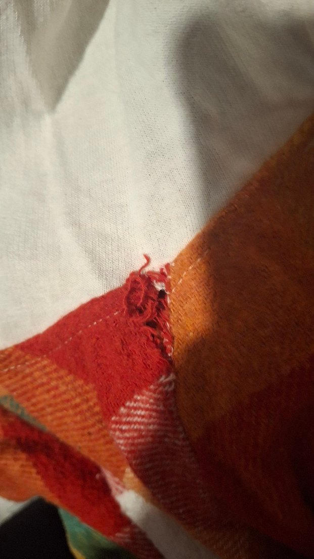 Renkli Ekose Desenli Kadın hırka - Görsel 3