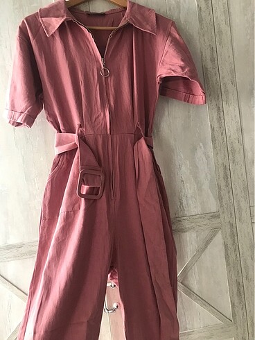 Trendyol pembe 36 beden tulum