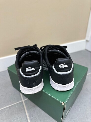 38 Beden siyah Renk LACOSTE CARNABY SİYAH SNEAKER