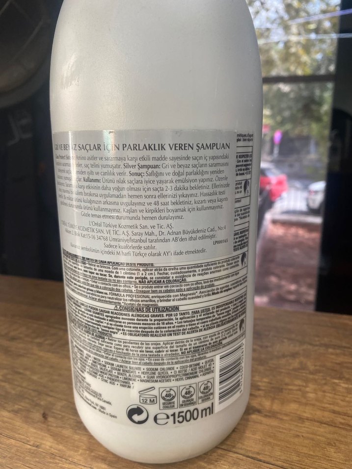 L'Oréal Serie Expert Silver Magnesium Şampuan 1500ml - Görsel 3