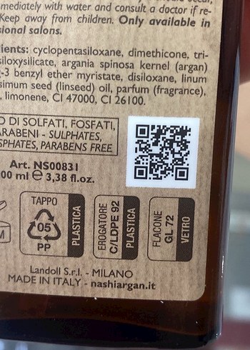 Nashi Argan Saç Bakım Yağı - Görsel 3