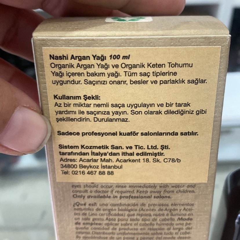 Nashi Argan Saç Bakım Yağı - Görsel 2
