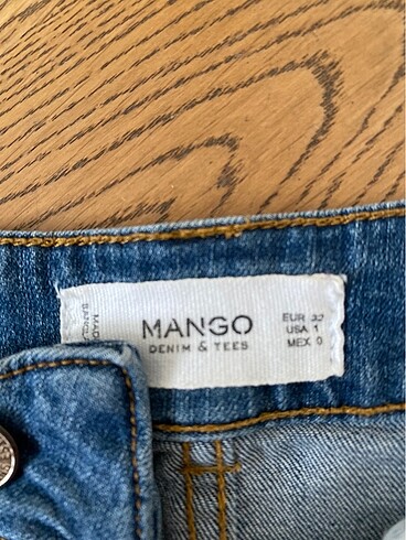 32 Beden Mango denim şort