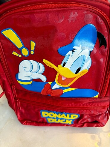 Orjinal Sıfır Disney Okul Çantası Kız Erkek Donald Duck
