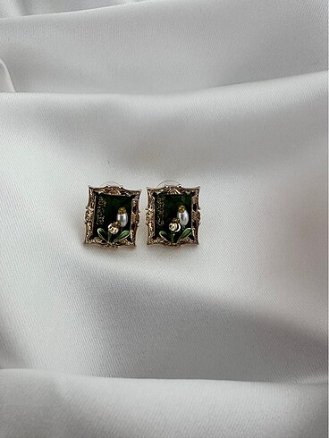 Vintage küpe - Görsel 2