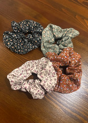 Bohem Çok Renkli Elastik Kumaş Saç Tokası Seti - Görsel 8