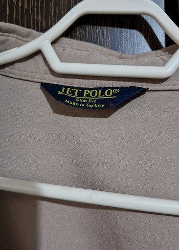 Bej Düğmeli Uzun Kollu Keten Gömlek - Görsel 2