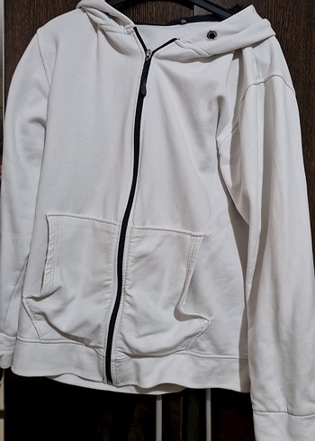 Fermuarlı Beyaz erkek Ceket - Görsel 2