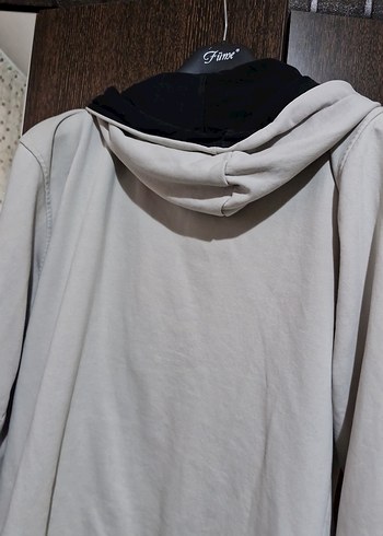 Erkek Çocuk Gri Fermuarlı Sweatshirt - Görsel 3