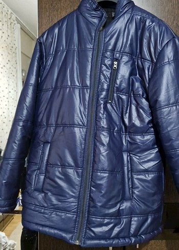 Parlak Mavi Kadın Kışlık Ceket - Görsel 2