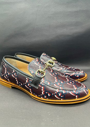 Renkli Hakiki Deri Tokalı Loafer Ayakkabı - Görsel 3