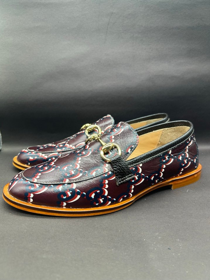 Renkli Hakiki Deri Tokalı Loafer Ayakkabı - Görsel 2