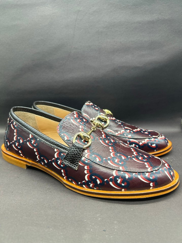 Renkli Hakiki Deri Tokalı Loafer Ayakkabı - Görsel 3
