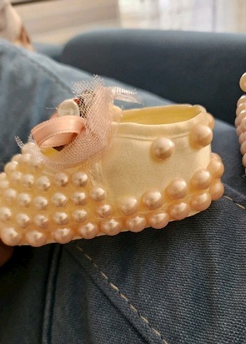 İnci İşlemeli Kız Çocuk Özel Ayakkabı - Görsel 4