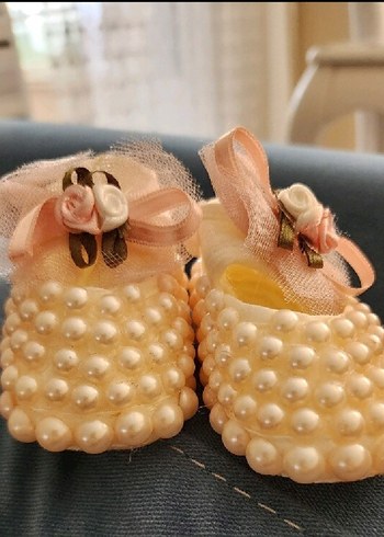 İnci İşlemeli Kız Çocuk Özel Ayakkabı - Görsel 2