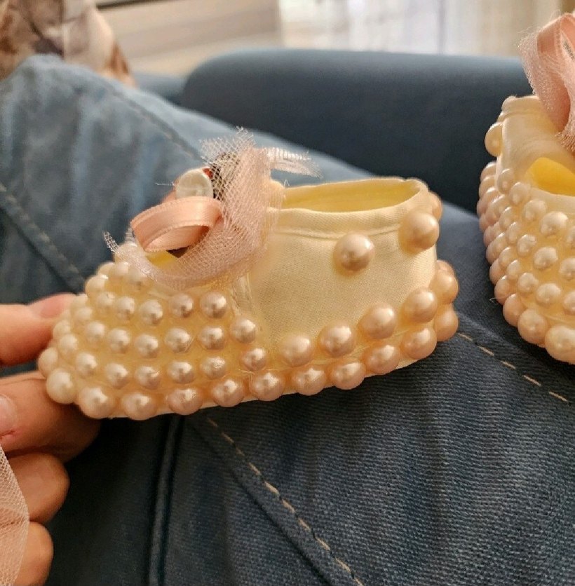 İnci İşlemeli Kız Çocuk Özel Ayakkabı - Görsel 4