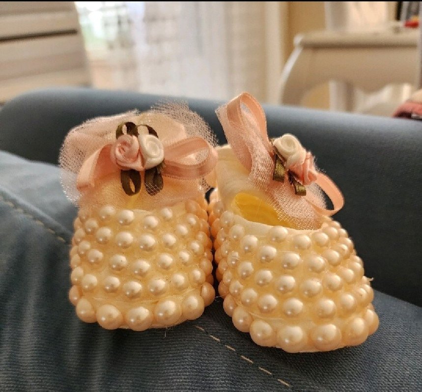 İnci İşlemeli Kız Çocuk Özel Ayakkabı - Görsel 2