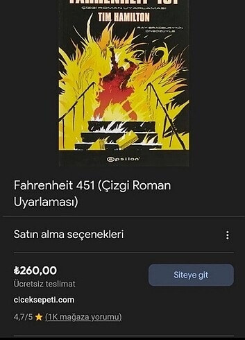 Beden Fahrenheit 451 çizgi roman