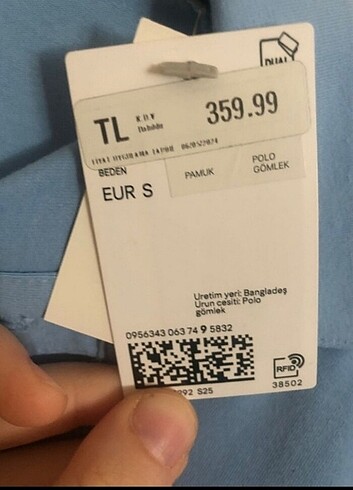 s Beden mavi Renk H&M erkek t-shirt 
