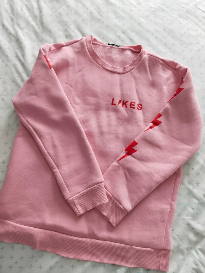 Kızlara Özel Pembe Rahat Eşofman Takımı - Görsel 2