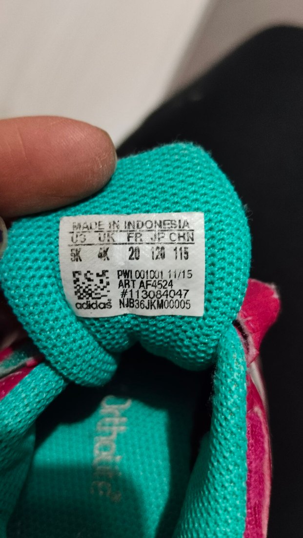 Kız Çocuk Pembe Cırt Cırtlı Spor Ayakkabı - Görsel 3