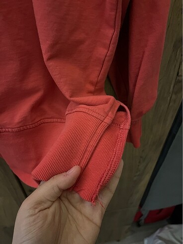 l Beden kırmızı Renk Penti sweatshirt