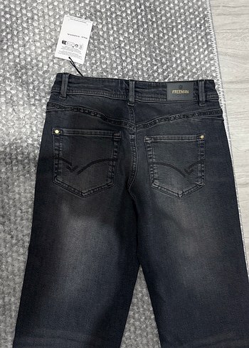 s Beden gri Renk Gri Kadın Denim Pantolon