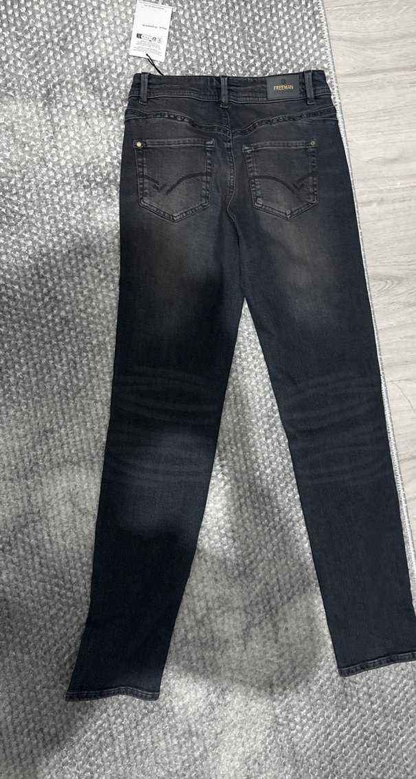 Gri Kadın Denim Pantolon - Görsel 3