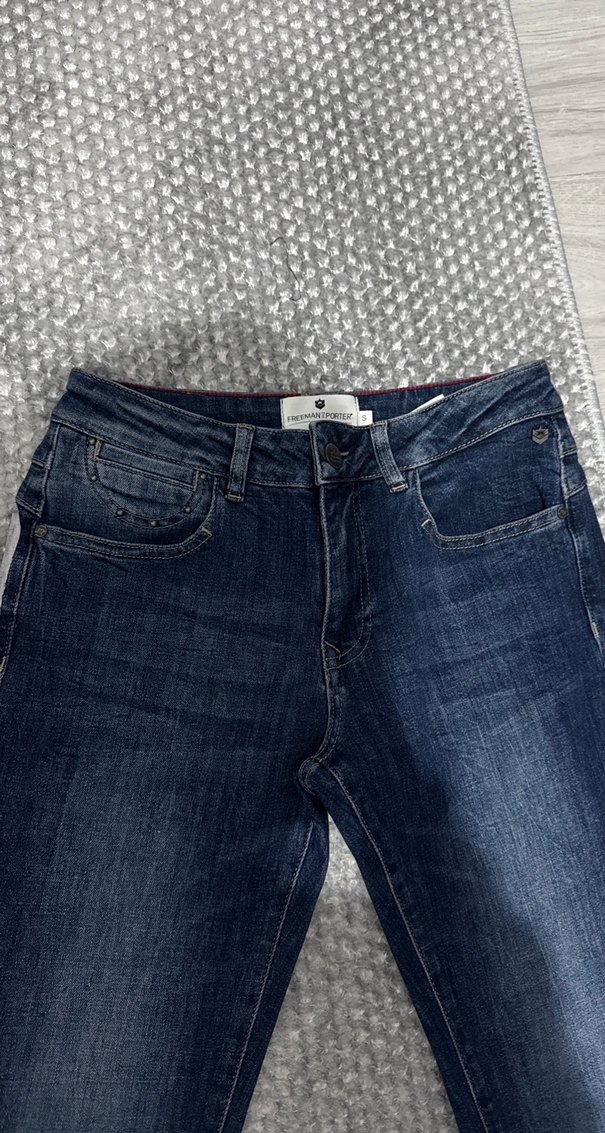 Lacivert Kadın Kot Pantolon - Görsel 2